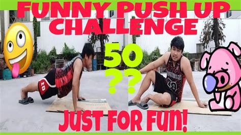 Funny Push Up Challenge Taiwanofw Youtube
