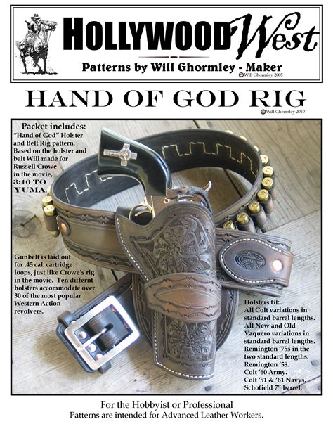 Hand tooled floral all leather gun case chocolate $399.00. Will Ghormley - Maker, Old West Collection Patterns ...
