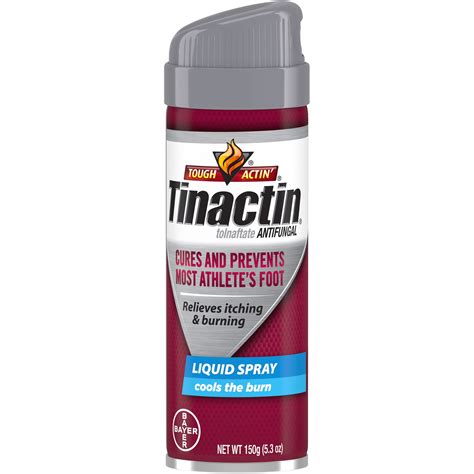 Tinactin Athletes Foot Spray Antifungal Liquid Spray 53 Oz Can