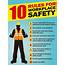 10 Rules For Workplace Safety  Poster Shop