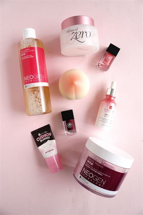 Annesuraya skincare set 5 in 1; Pink K-beauty products for pink lovers. Achieve a sweet ...