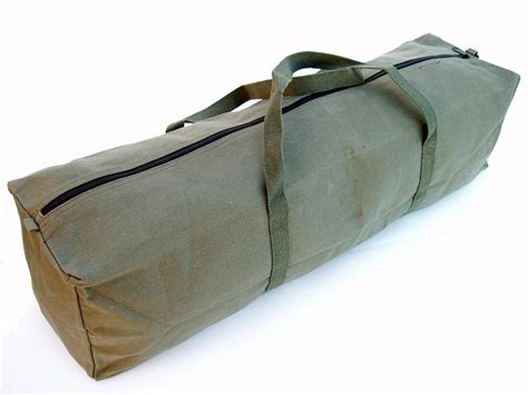 Canvas Tool Carry Bag Olive 24 30 Hduty Duffle Tote Biker Camping