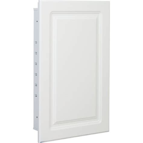 To give all your small or loose items a place,. American Pride® 16W x 26"H Raised Panel Recessed Medicine ...