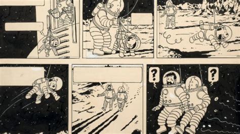 Rare Tintin Art Fetches 500000 At Paris Auction Bbc News