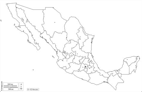 México Mapa Gratuito Mapa Mudo Gratuito Mapa En Blanco Gratuito