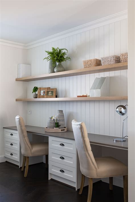Hampton Style Home Hallway Tiny Home Office Home Office Design Home