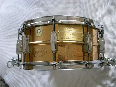 Ludwig Seamless Bronze 75th Anniversary Supersensitive Snare Drum 14 X