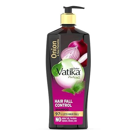 Buy Dabur Vatika Onion Hair Fall Control Shampoo Ml Up To Hair Fall Reduction I With