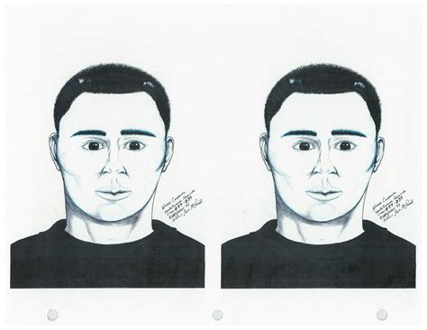 William Sample Police Sketch From Witness Descriptions