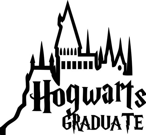 hogwarts graduate svg in 2020 | Harry potter stickers, Hogwarts