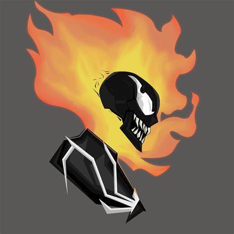 Ghost Rider Into The Venomverse Wallpaper 4k