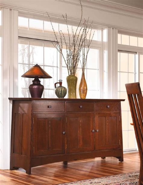25 Mission Style Decorating Living Room Stickley Mission Oak And Cherry