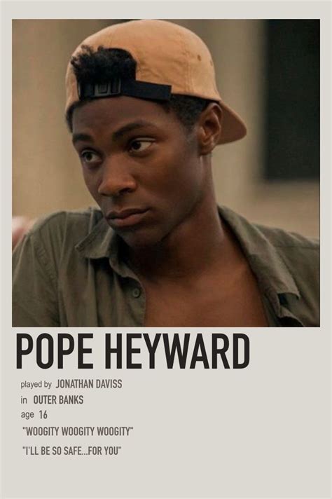 Pope Heyward In Film Posters Minimalist Outer Banks Movie Poster Wall