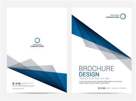 Brochure Layout Template Cover Design Background 575750 Download