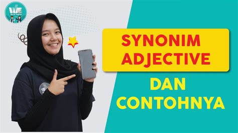 Daftar Sinonim Kata Sifat Adjective Dalam Bahasa Inggris World English