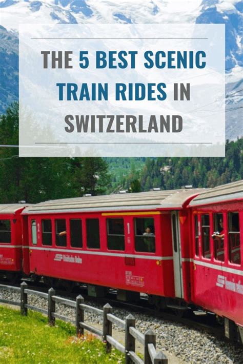 The 5 best scenic train rides in Switzerland | Scenic train rides