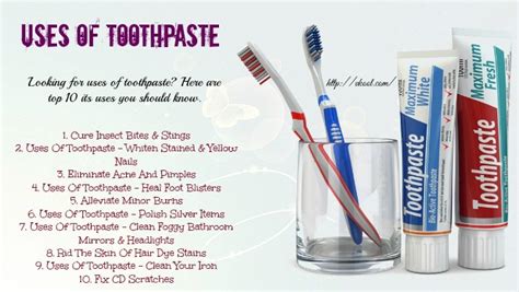 Top 10 Amazing Uses Of Toothpaste