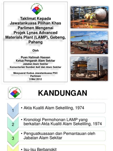 Lokasi kilang istiq ialah di u5 shah alam. Jabatan Alam Sekitar.pdf