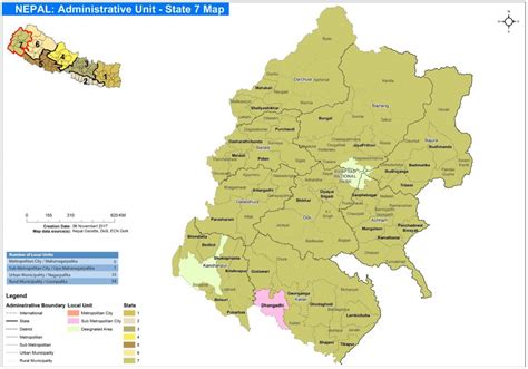 Nepal: Administrative Unit - Sudurpaschim Province Map | UN Nepal ...