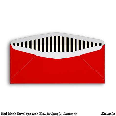 This computer system is for official use by authorized users and may be monitored and/or restricted at any time. Red Blank Envelope with Black & White Stripes | Zazzle.com ...