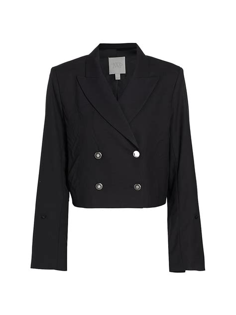 Twp The Waiter Double Breasted Blazer In Black Lyst