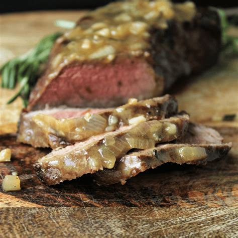 Steak With Rosemary Garlic Sauce Simply Made Recipes