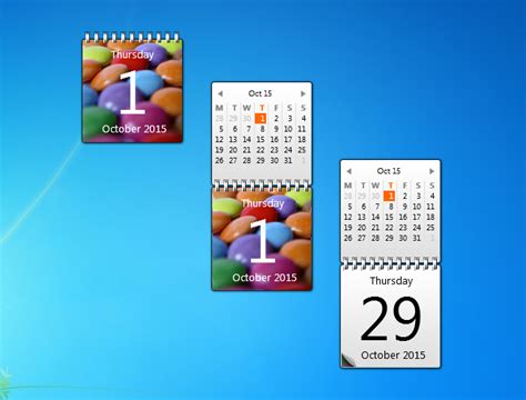 Sweet Calendar Gadget Windows 7 Desktop Gadget