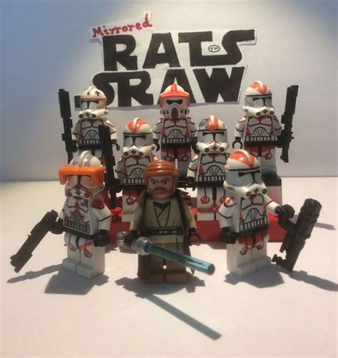 Lego Star Wars Minifigure Trooper Clone Custom General Kenobi Lego