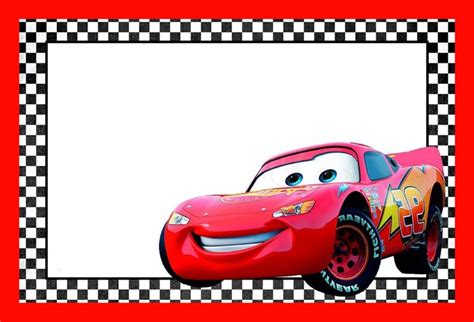 Cars Lightning Mcqueen Printable Template Cars Theme Birthday Party
