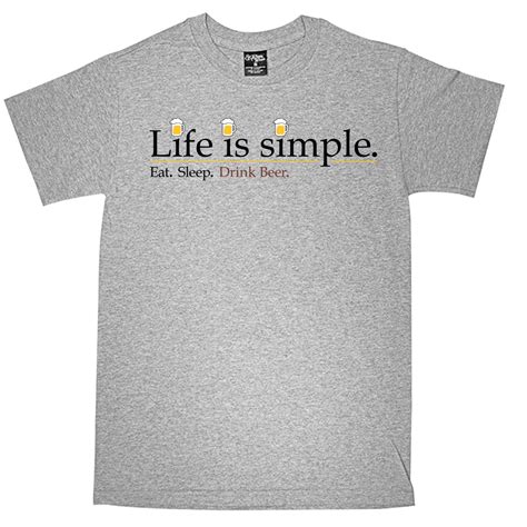 life is simple eat sleep drink beer t shirt eh canada canada s 1 canadian goods and mask