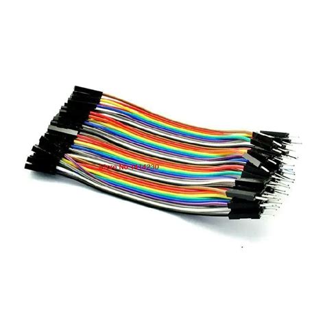 40pin dupont cable jumper wire dupont line male to female dupont line 10cm 1p diameter 2 54mm in