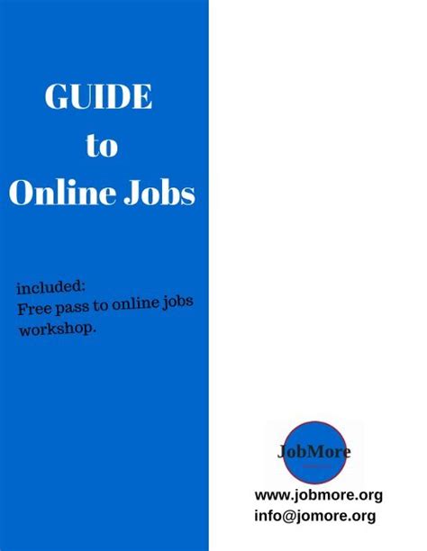 Guide To Online Jobs