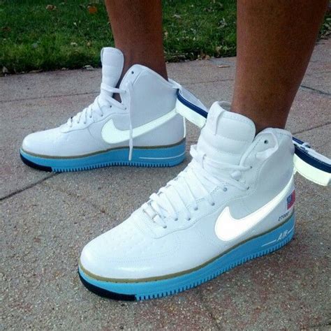 One of my favorite custom shoes that i have done. Nike Air Force High Boeing how much | best dress ...
