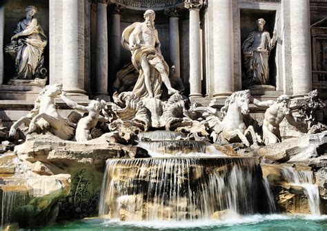 Trevi Fountain A Traditional Legend Holds That If Visitors Flickr