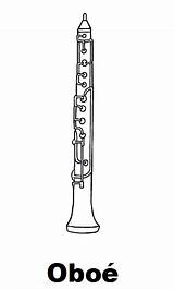 Oboe Musicais Clarinet Partilhas sketch template