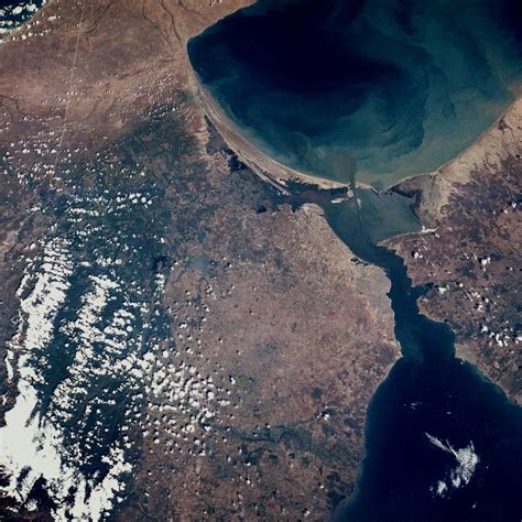 Satellite Image Photo Of Maracaibo City And Lake Area Venezuela