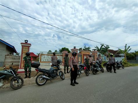 Jaga Soliditas TNI Polri Di Pringsewu Gelar Patroli Gabungan