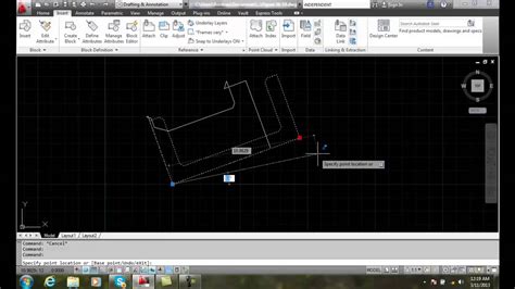 Autocad Ii 26 18 Assigning A Polar Stretch Action Dynamically Youtube