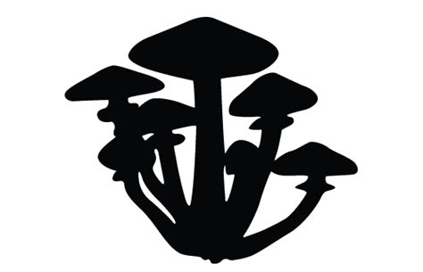 Mushroom Stencil Template