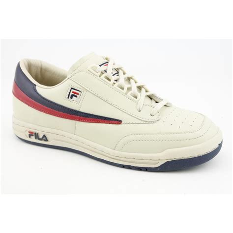Fila Mens Original Tennis Leather Casual Shoes Free Shipping Today