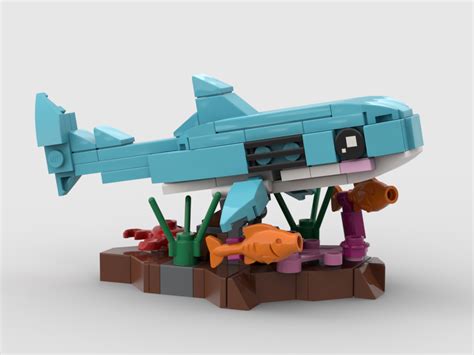 Lego Moc BlÅhaj Ikea Shark By Intim305 Rebrickable Build With Lego