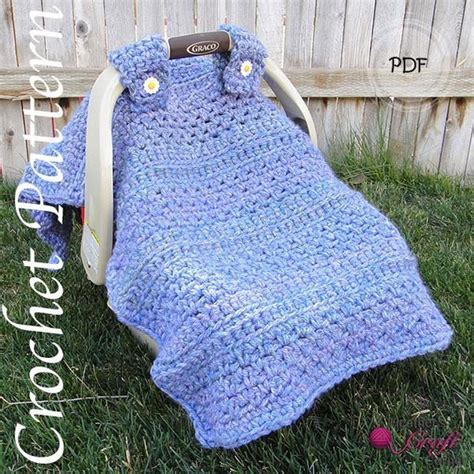 Quick N Easy Chunky Car Seat Canopy Craftsy Baby Car Seat Cover