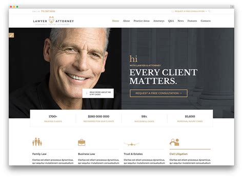 In other words, it does not really matter how picky you are, with expert lawyer, you will surely design and establish the right page for your legal services. 18 Professional Lawyer & Attorney WordPress Themes 2017 ...
