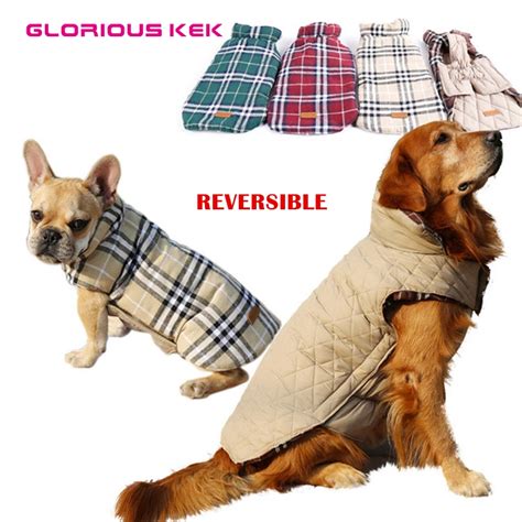 Glorious Kek Small To Large Dog Clothes Winter Warm Reversible Dog