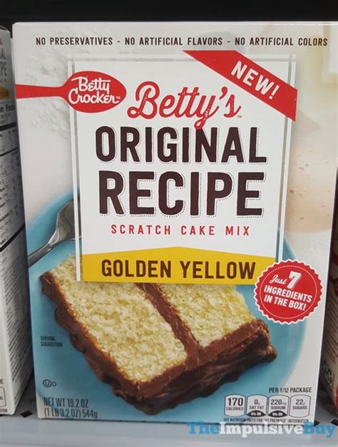 Mix on medium speed with electric mixer. SPOTTED ON SHELVES: Betty Crocker Betty's Original Recipe ...
