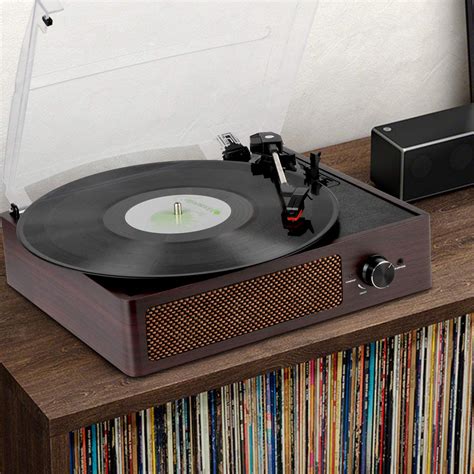 Premium Vinyl Record Player Portable Modern Retro Turntable 1 Morealis