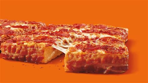 Bacon Wrapped Deep Dish Pizza Back For A Limited Run At Little Caesars