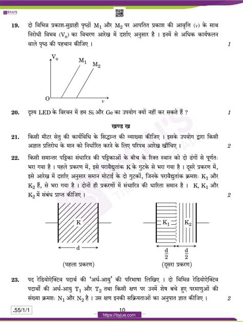 The other years sample papers and question papers from cbse board are also given here to. CBSE Class 12 Physics Question Papers 2020 - Download Set ...