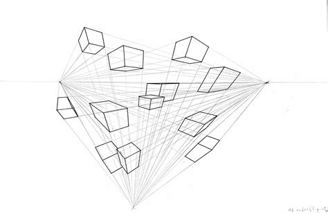 Cuboids In Space Ila 3 Perspective Drawing Quentins Hopefully