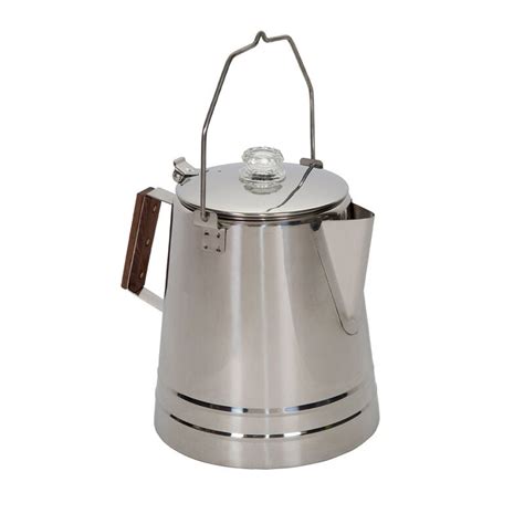 Stansport Stainless Steel Percolator 28 Cup Coffee Pot Camping World